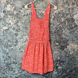 Free People 100% Cotton Jumper Floral Dress